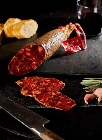 Chorizo cular ibérico de cebo de campo Chorizo cular ibérico de cebo de campo